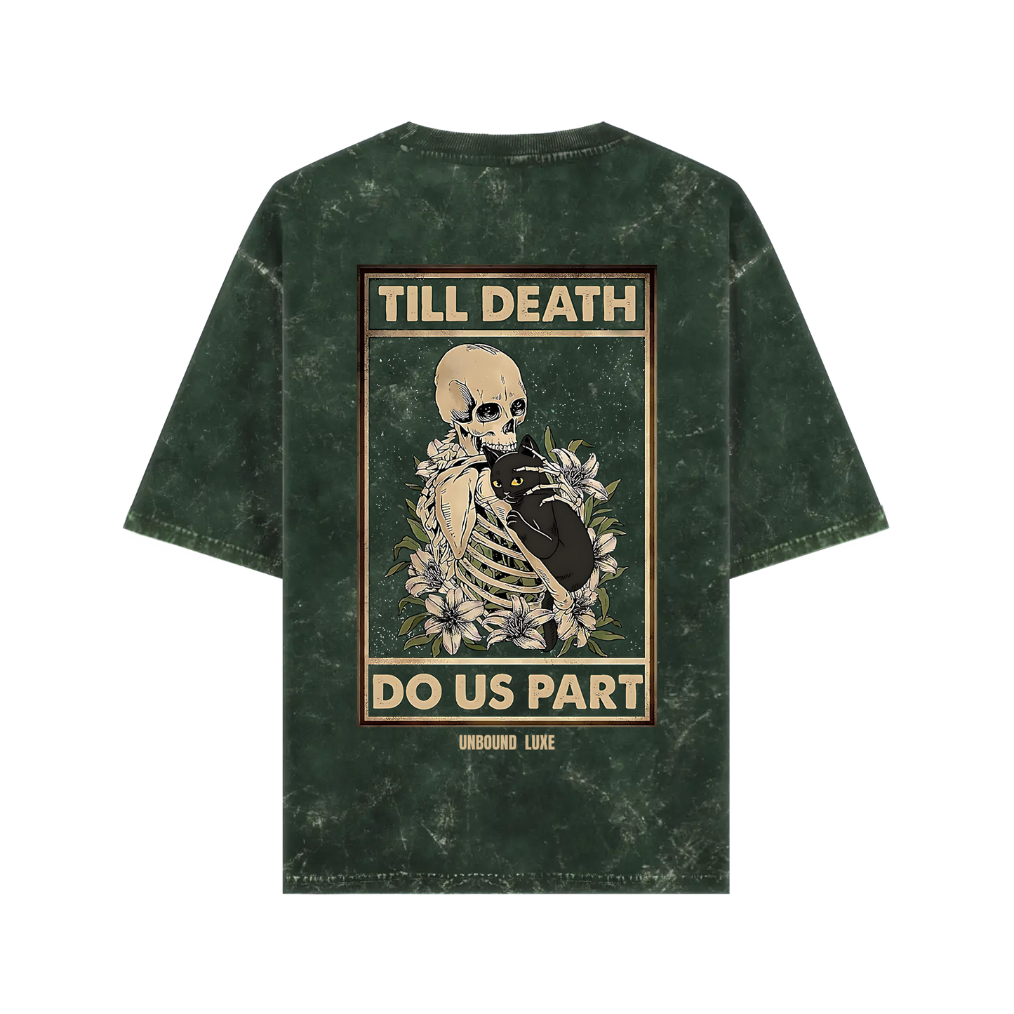 Till Death Acid Wash Oversized T-Shirt