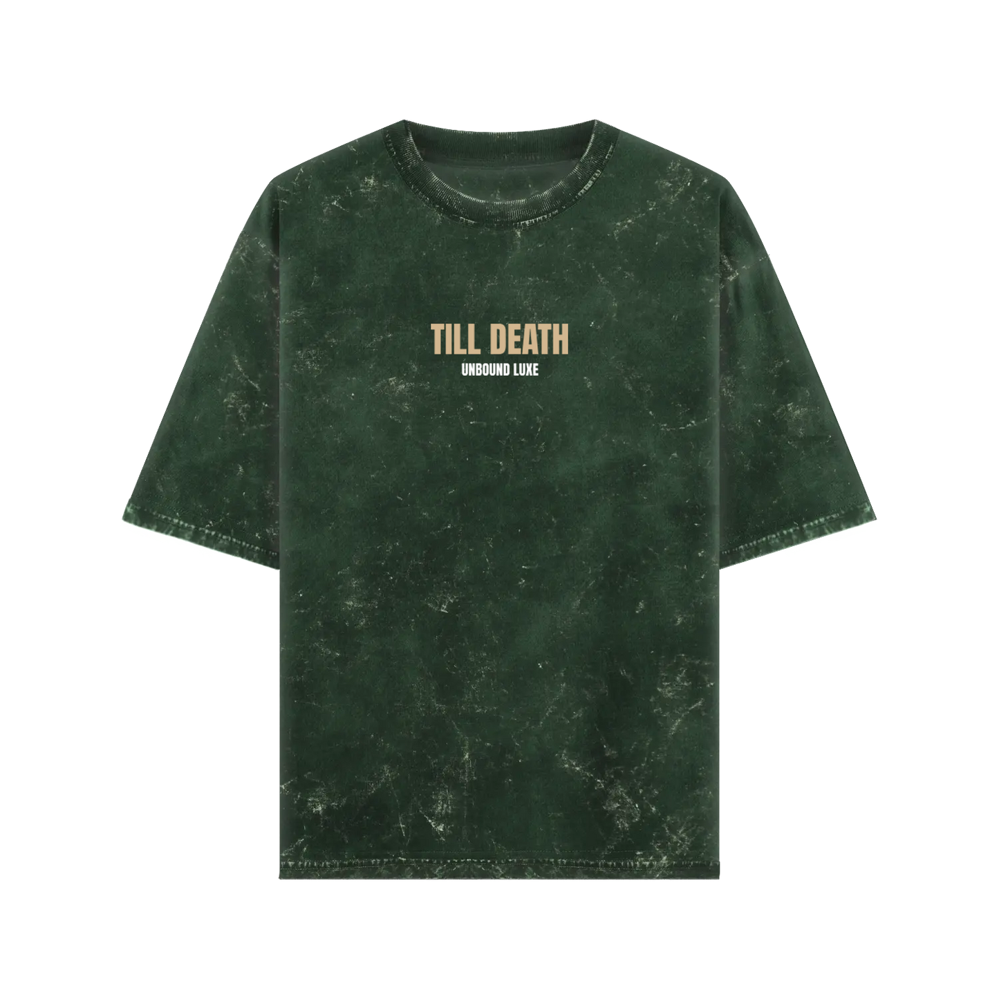 Till Death Acid Wash Oversized T-Shirt