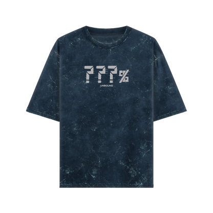 Psychic Aura Acid Washed Oversized T-Shirt