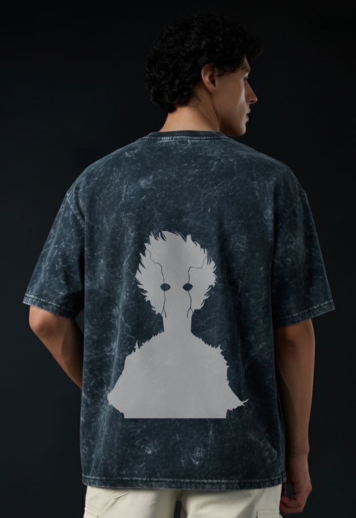 Psychic Aura Acid Washed Oversized T-Shirt